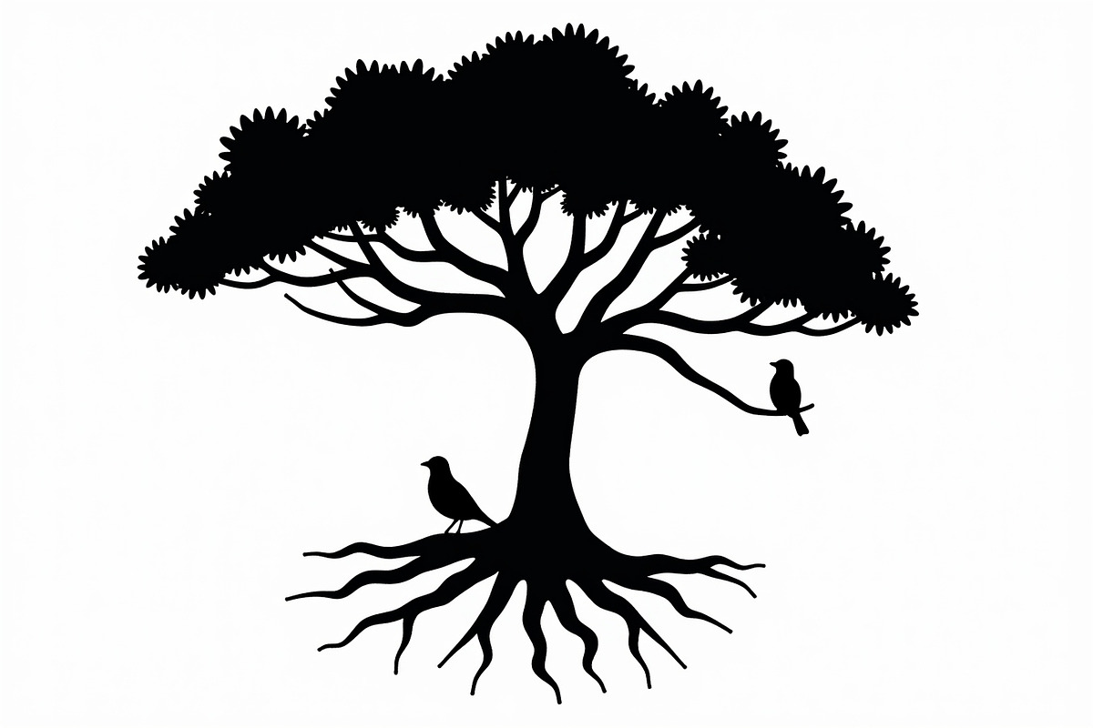 Nature Organic Tree Root Graphic, an Illustration by Designs_River (Photo 12 of 13)