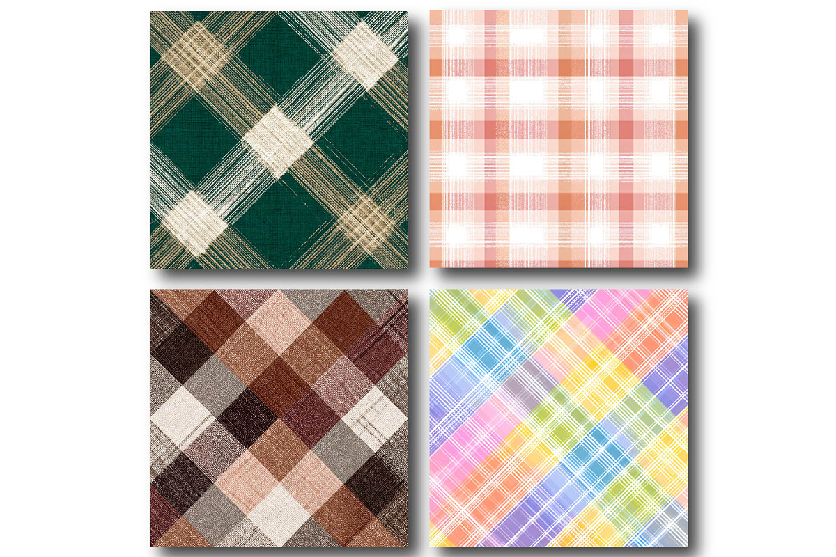 Plaid Asymmetric Design Pattern, an Illustration by DreamPrint404 (Photo 3 of 4)