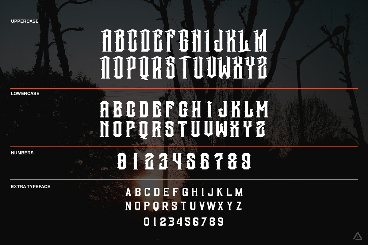 RSB VlackFink Typeface, a Blackletter Font by Right Side Brain (Photo 2 of 5)