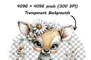 Whimsical Baby Animals Watercolor, an Illustration by one-touch (Thumbnail 15 of 23)