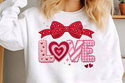 Glitter Crochet Yarn Valentine Png, an Illustration by Craft Nest (Thumbnail 5 of 5)