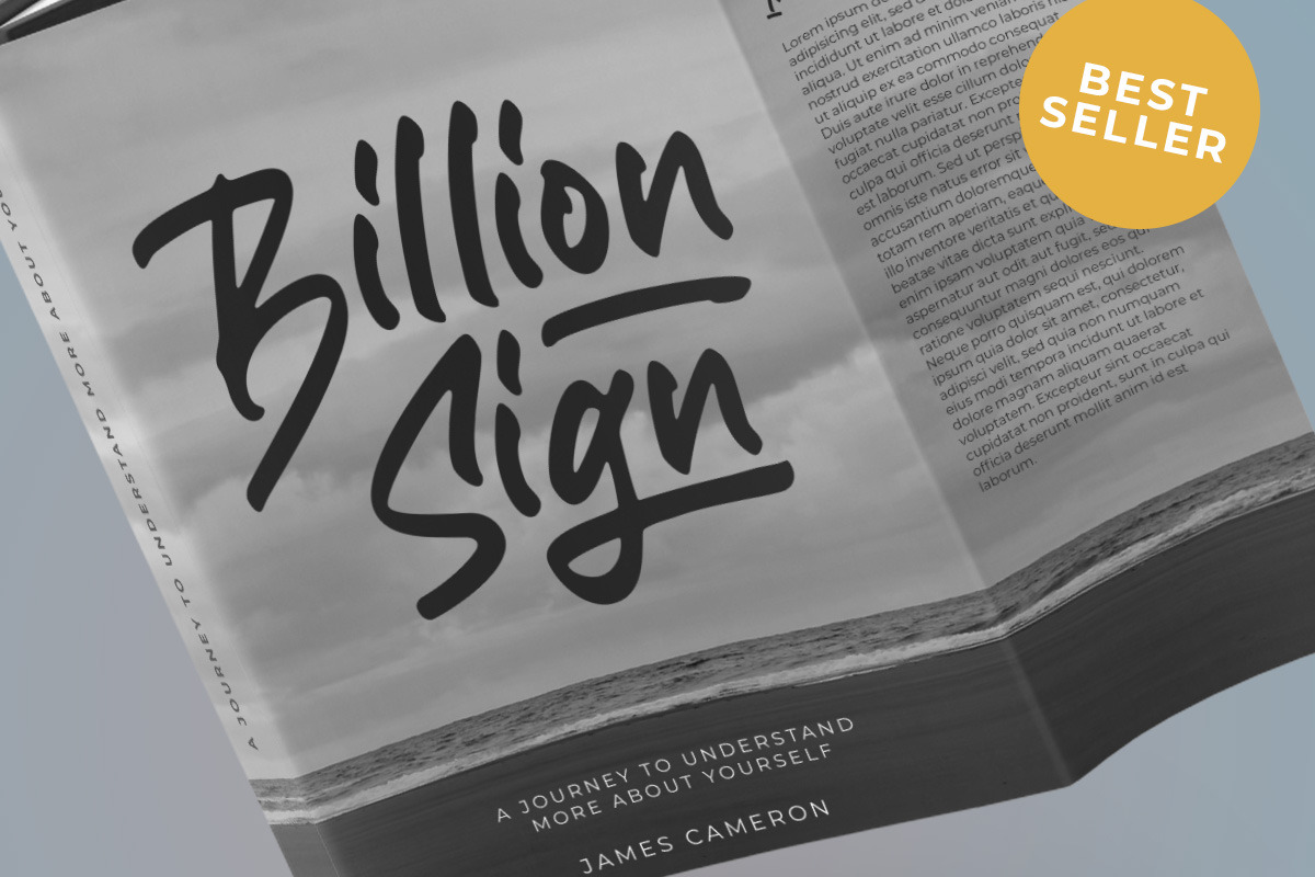 Backdown - Handwritten Display, a Script Font by Littlehand (Photo 3 of 9)