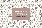 30 Botanical patterns, a Pattern Graphic by Anatartan Design (Thumbnail 1 of 6)
