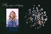 Shimmer Season: Holographic Tinsel, a Texture Graphic by Anzhelika (Thumbnail 9 of 11)