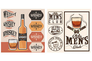 "Whiskey" labels