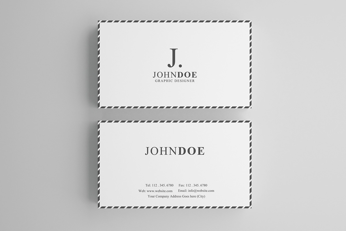 Modern Business card template, a Business Card Template by Shahjhan