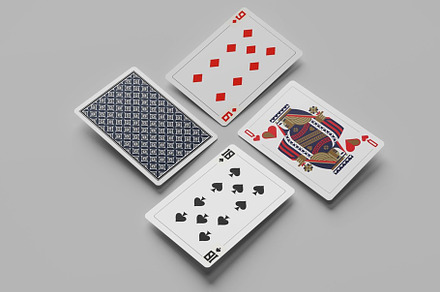 Playing Card Mockup, an Advertising Mockup by SilverStudio77