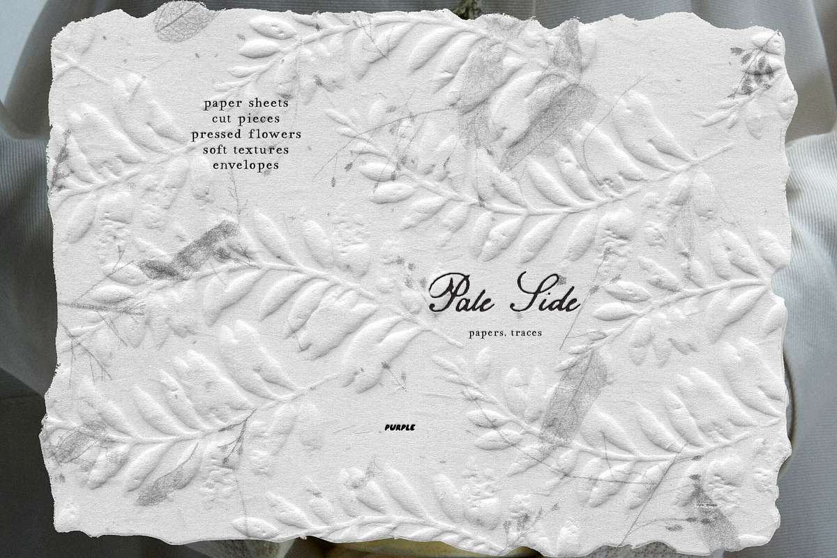 Pale Side: Papers, Flowers & Traces, an Object Graphic by Purple (Photo 4 of 16)