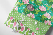The frogs are on the pond, a Pattern Graphic by MarynArts (Thumbnail 2 of 5)