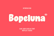 Bopeluna | Bold Playful Display Font, a Sans Serif Font by Koplexs Studio (Thumbnail 1 of 10)