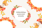 Autumn, Fall watercolor clipart, a Seasonal Illustration by Eves_Aquadreams (Thumbnail 3 of 12)