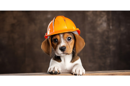 Cute brown dog in a protective, an Animal Photo by ZinetroN