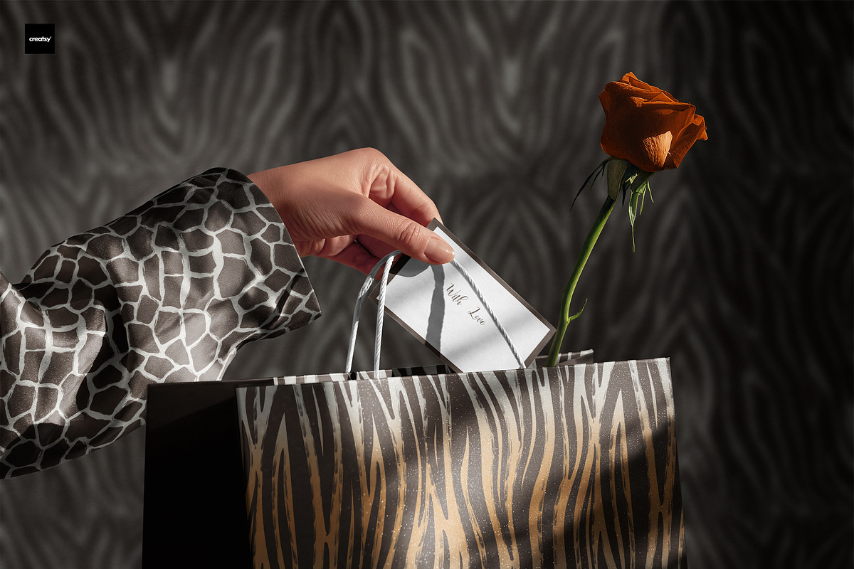 Wild Animal Print Set Natural Luxury, a Pattern Graphic by Oksana Dovhopol Art (Photo 2 of 17)