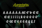 Aveinatortia, a Blackletter Font by ilhamtaro (Thumbnail 9 of 10)