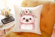 Whimsical Clipart Pastel Animals Set, an Illustration by Sublimation Artist (Thumbnail 6 of 6)