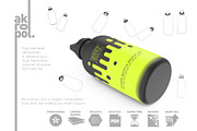 Reusable Water Bottle MockUp, a Cups & Container Mockup by akropol (Thumbnail 3 of 8)