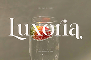 Luxoria, a Serif Font by Zafiratype (Thumbnail 1 of 13)