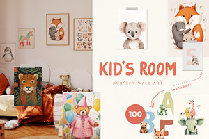 Nursery Wall Art Kids Room Prints