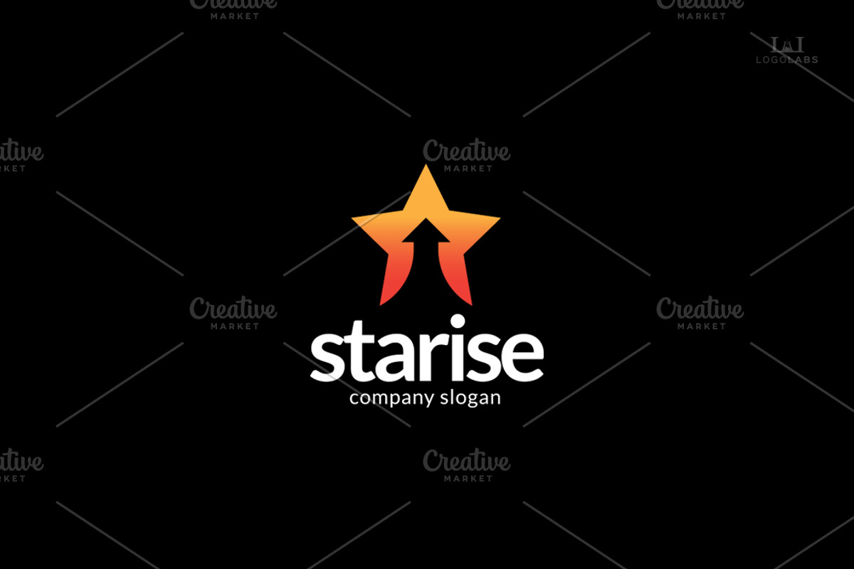 Star Rise Logo, a Branding & Logo Template by LogoLabs