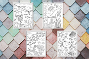 10 Coloring Pages | Sea life, an Animal Illustration by ChristinaDesigns (Thumbnail 5 of 8)