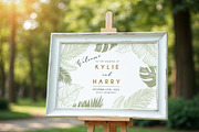 Tropical Wedding Sign, a Stationery Template by Aarley Kaiven (Thumbnail 2 of 2)