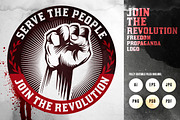Join The Revolution Logo, a Branding & Logo Template by RMPL.std (Thumbnail 1 of 3)
