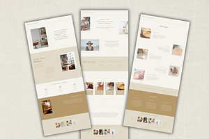 Squarespace Website Template: Mae