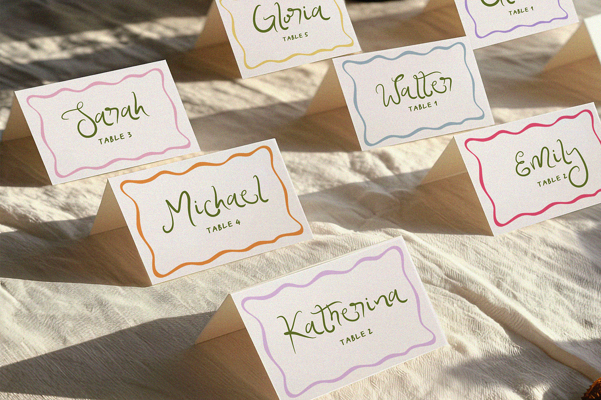 Ms Scarlett Handwritten Whimsy Font, a Script Font by Calamar Studio (Photo 15 of 20)