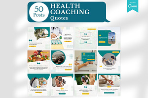 400 Health Coach - Canva Templates