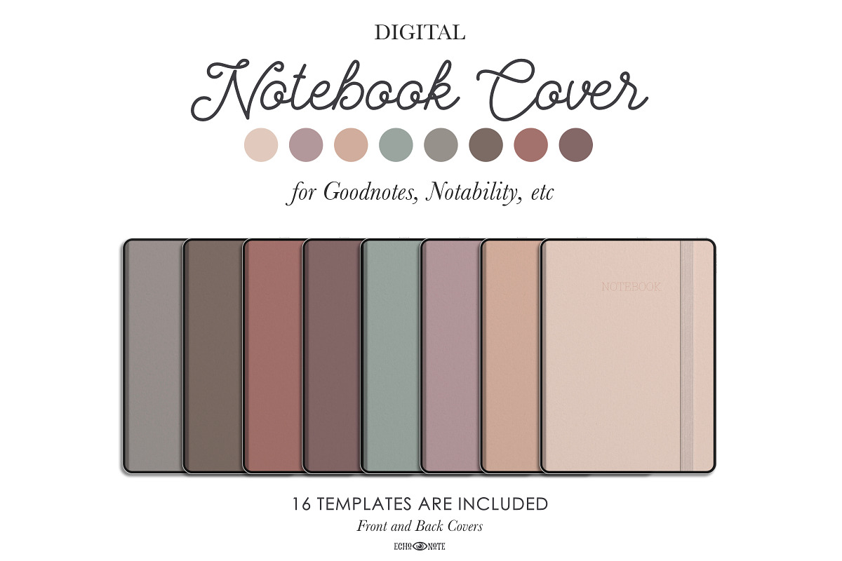 Digital Notebook Covers, a Graphic by EchoDivision (Photo 1 of 3)