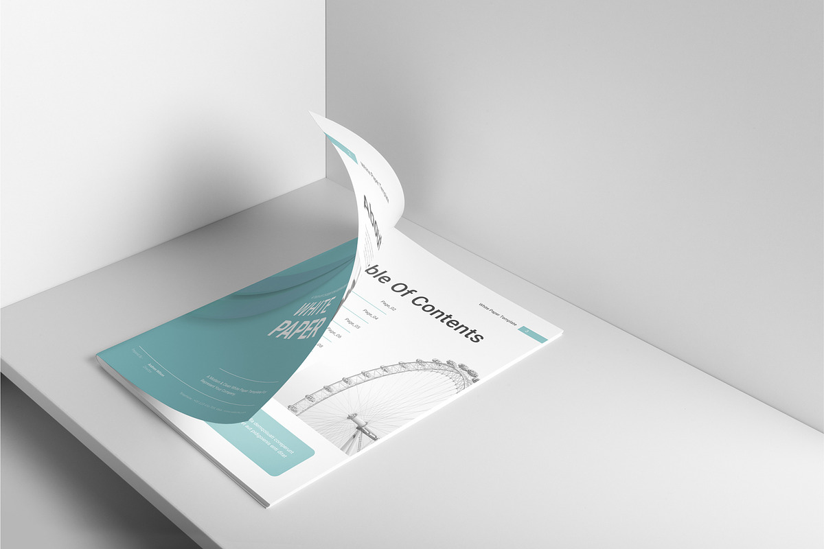 Business White Paper Template, a Brochure Template by DesignCrest (Photo 4 of 13)
