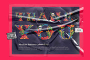 Mexican Pattern Colored font, a Symbol Font by kaer_shop (Thumbnail 13 of 14)