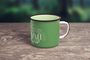 Enamel Mug / Tin Cup MockUp