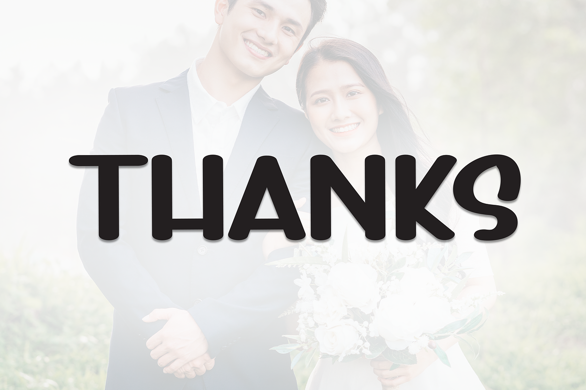 Happy Bride | Script Font, a Script Font by Scratchones (Photo 8 of 8)