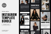 Fashion Instagram Templates, a Social Media Template by KeronnArt (Thumbnail 1 of 10)
