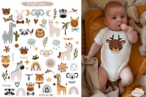 Baby Animals Vector Collection