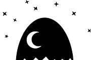Night Landscape Egg Silhouette Bundl, an Illustration by Designs_River (Thumbnail 9 of 22)