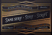 Tiverton Font Trio, a Font by Adam Fathony (Thumbnail 2 of 11)