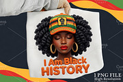 I am Black History PNG, an Illustration by Canvas Craft (Thumbnail 1 of 6)