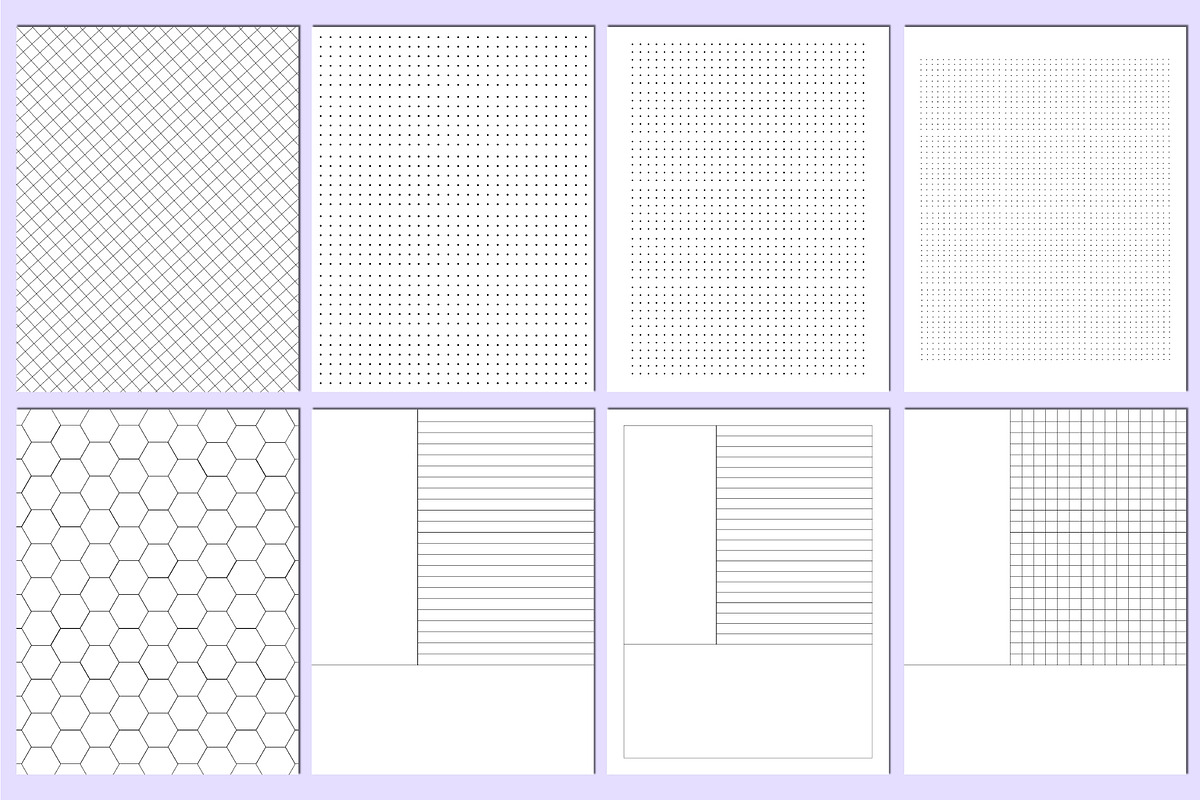 Ultimate Notebook Paper Bundle Canva, a Stationery Template by Mustafiz (Photo 7 of 9)