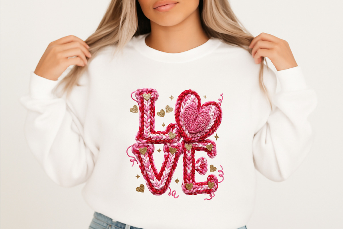 Faux Yarn Valentine Png Valentines, an Illustration by designcity5 (Photo 4 of 9)
