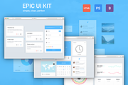 Epic UI Kit + Bootstrap Theme, an UI Kit Template by EpicShop (Thumbnail 19 of 19)