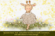 Floral Scene Builder Brushes, a Brush Add-On by HabitusDesigns (Thumbnail 3 of 11)