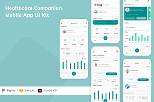 Healthcare Companion App UI Kit