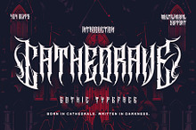 Cathedrave – Gothic Blackleter Font