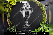 Football Trophy Soccer Ball Prize, a Background Graphic by LaseredNinja (Thumbnail 6 of 7)