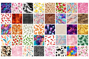 Seamless Pattern Mega Bundle, a Pattern Graphic by Forhadx5 (Thumbnail 3 of 18)