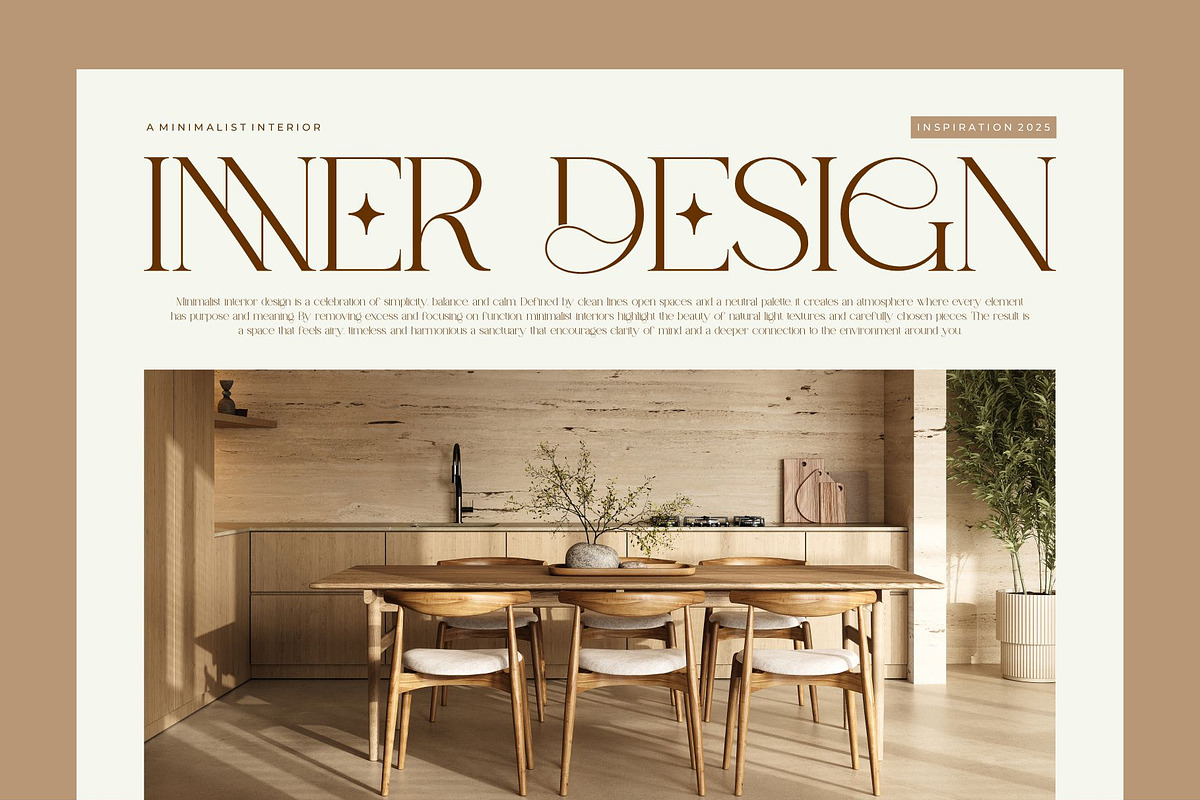 Ronnea || Modern Minimalist Serif, a Sans Serif Font by Idea Studio (Photo 4 of 10)