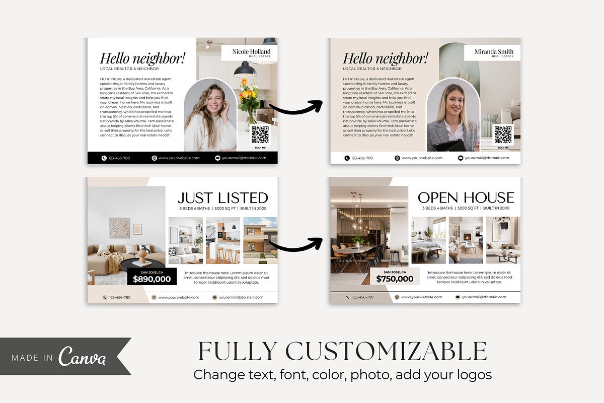 Real Estate Postcard Templates, a Card Template by ShopRShop (Photo 6 of 9)