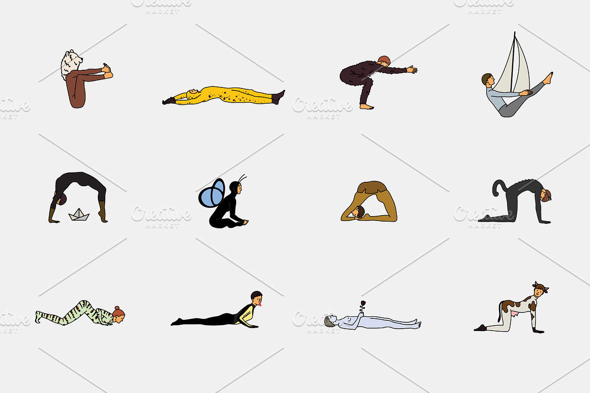 The Yoga Costume Party, an Illustration by pkahraman (Photo 2 of 5)